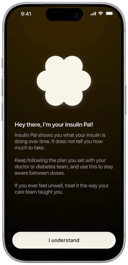 Insulin Pal — step 1: Set up in minutes