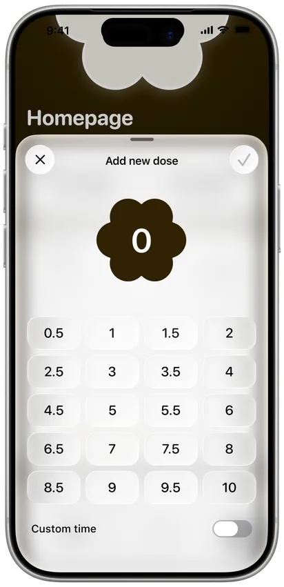 Insulin Pal — step 3: Start logging doses